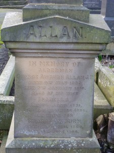 G. A. Allan Family Grave