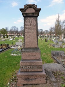 In Loving Remembrance of William Clapperton Dearly Beloved Husband of Mary Ann Clapperton Who Departed this Life Feb 28th 1894 In His 47th Year All Saints Cemetery, Newcastle Upon Tyne Photo Courtesy of Peter Walker